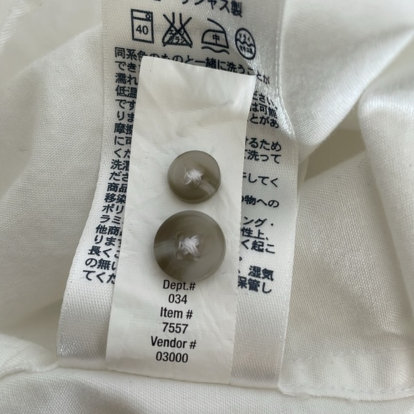 Eddie Bauer long sleeve white button down relaxed fit  shirt Men’s size L - Picture 8 of 15